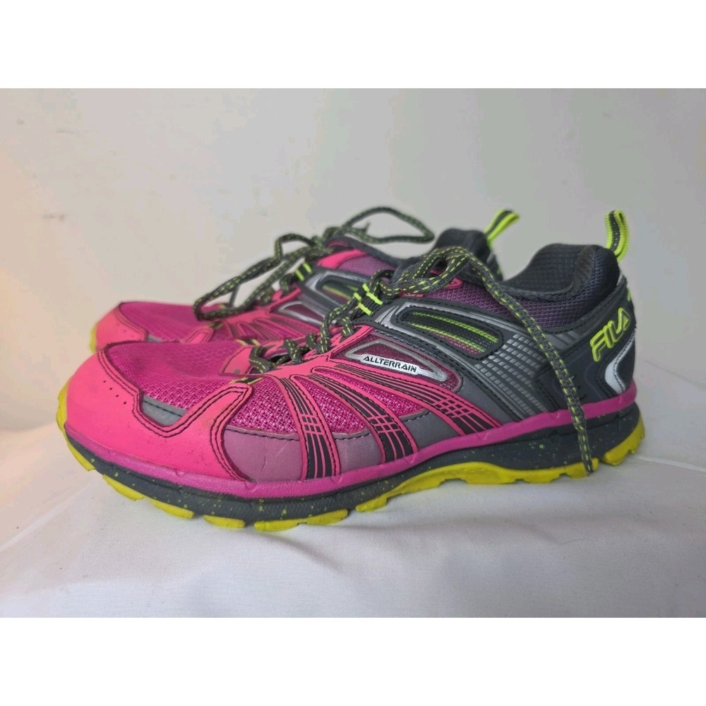 Fila Shoes Womens ALLTERRAIN Pink Running Sneakers Shoes (5JW00076-673) Size: 8